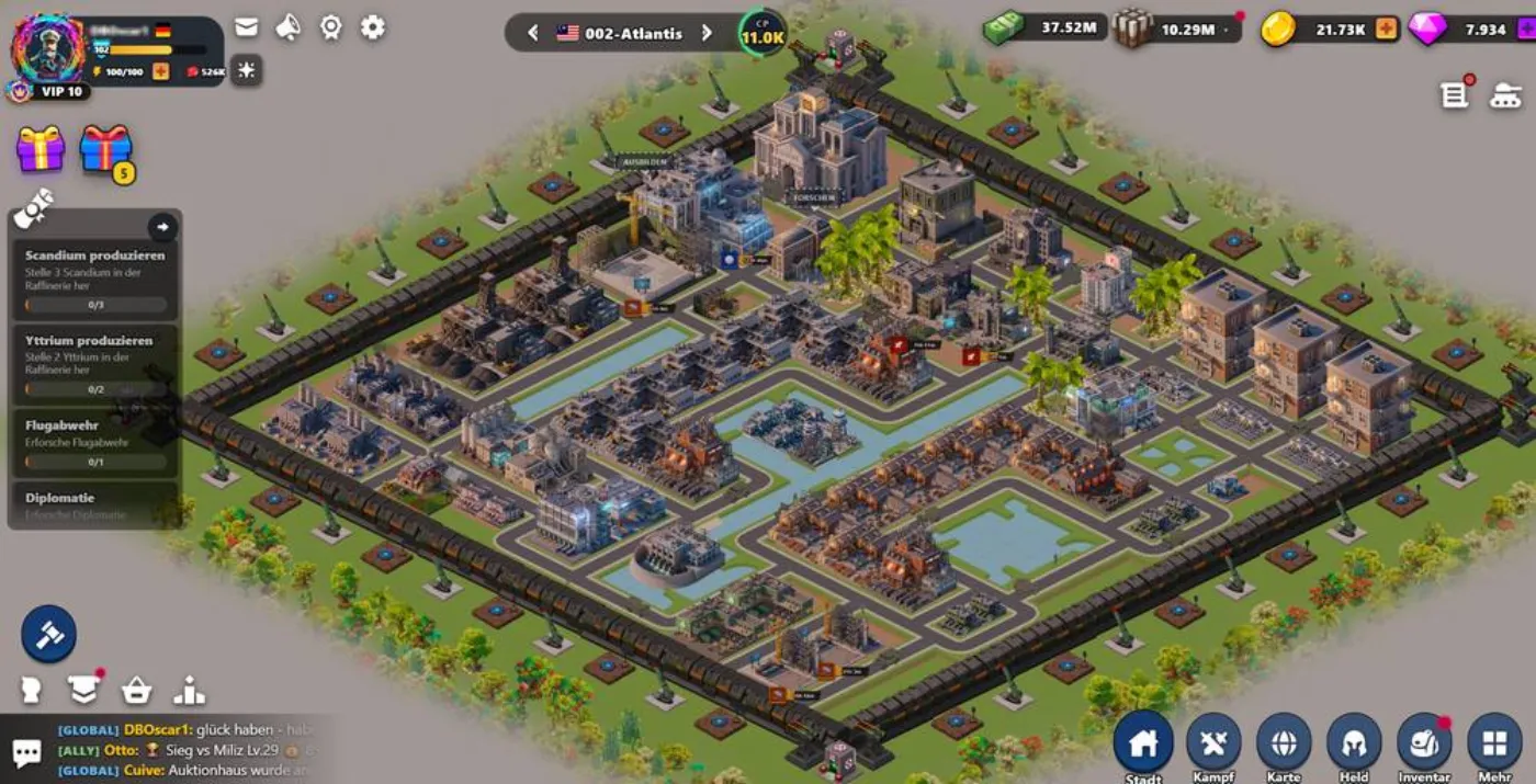 Build an empire from scratch